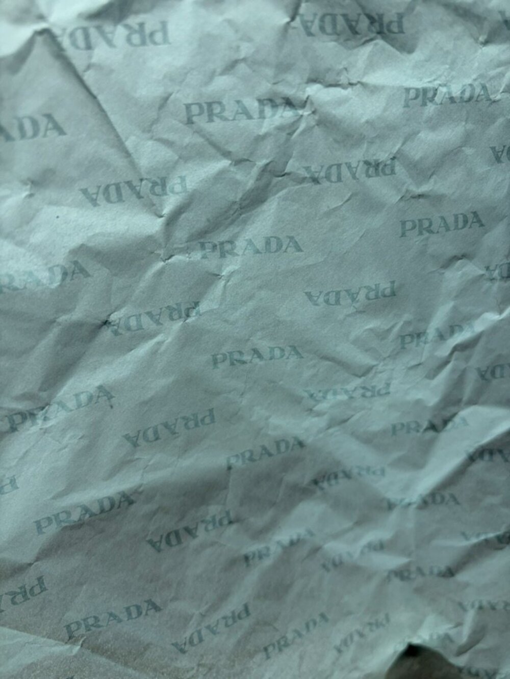 Prada tissue paper logo gift wrapping 4 sheets